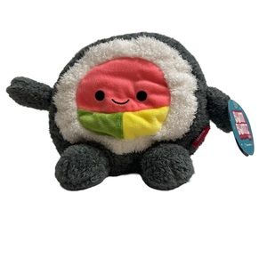 Bum Bumz Shah Sushi Roll 8" Plush NEW TakeoutBumz Kellytoys Russ Asian Food